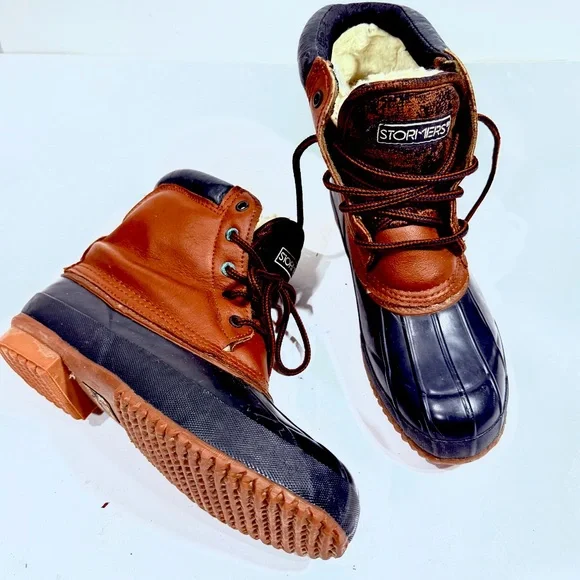 stormers | Shoes | Vintage Stormers Twotone Leather Laced  display picture 1